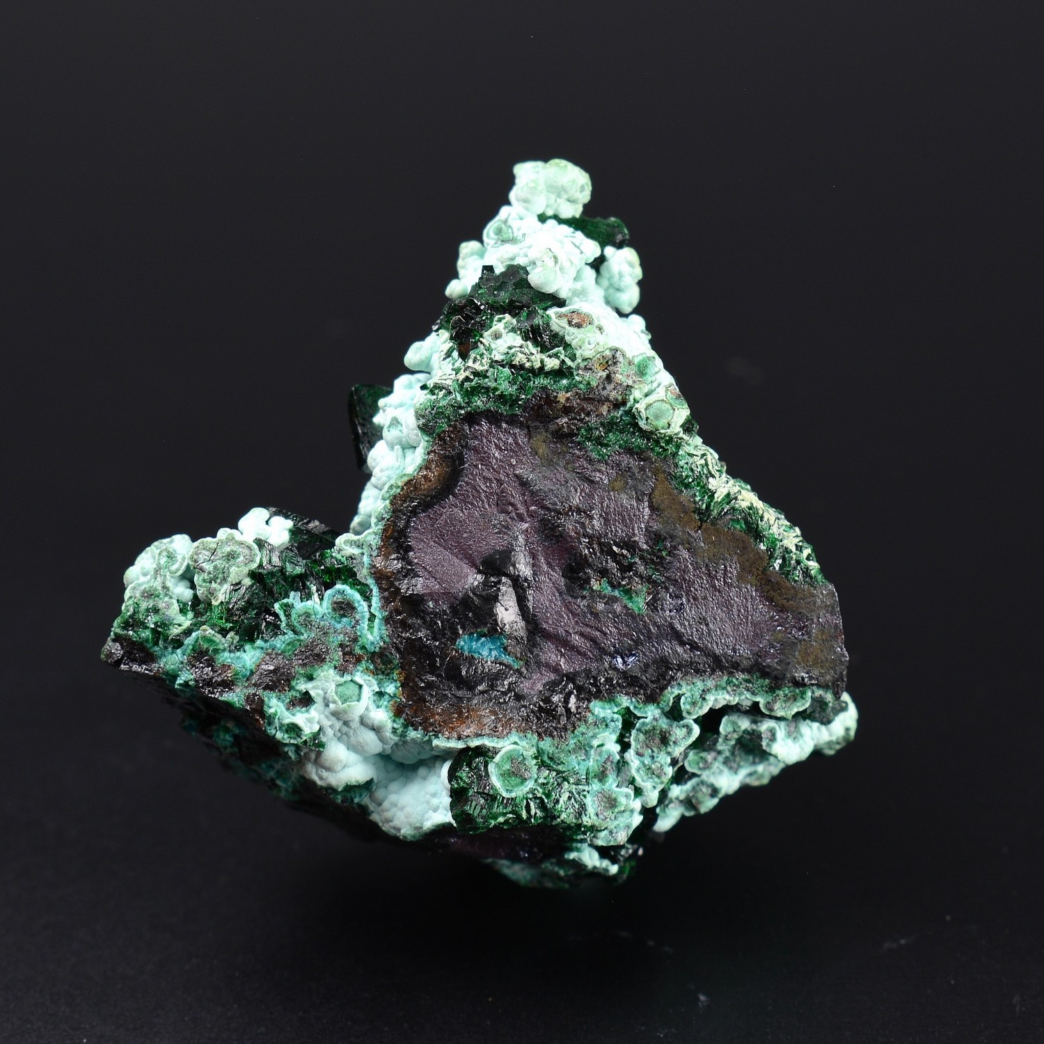 Malachite and chrysocolla - Katanga, DR of Congo