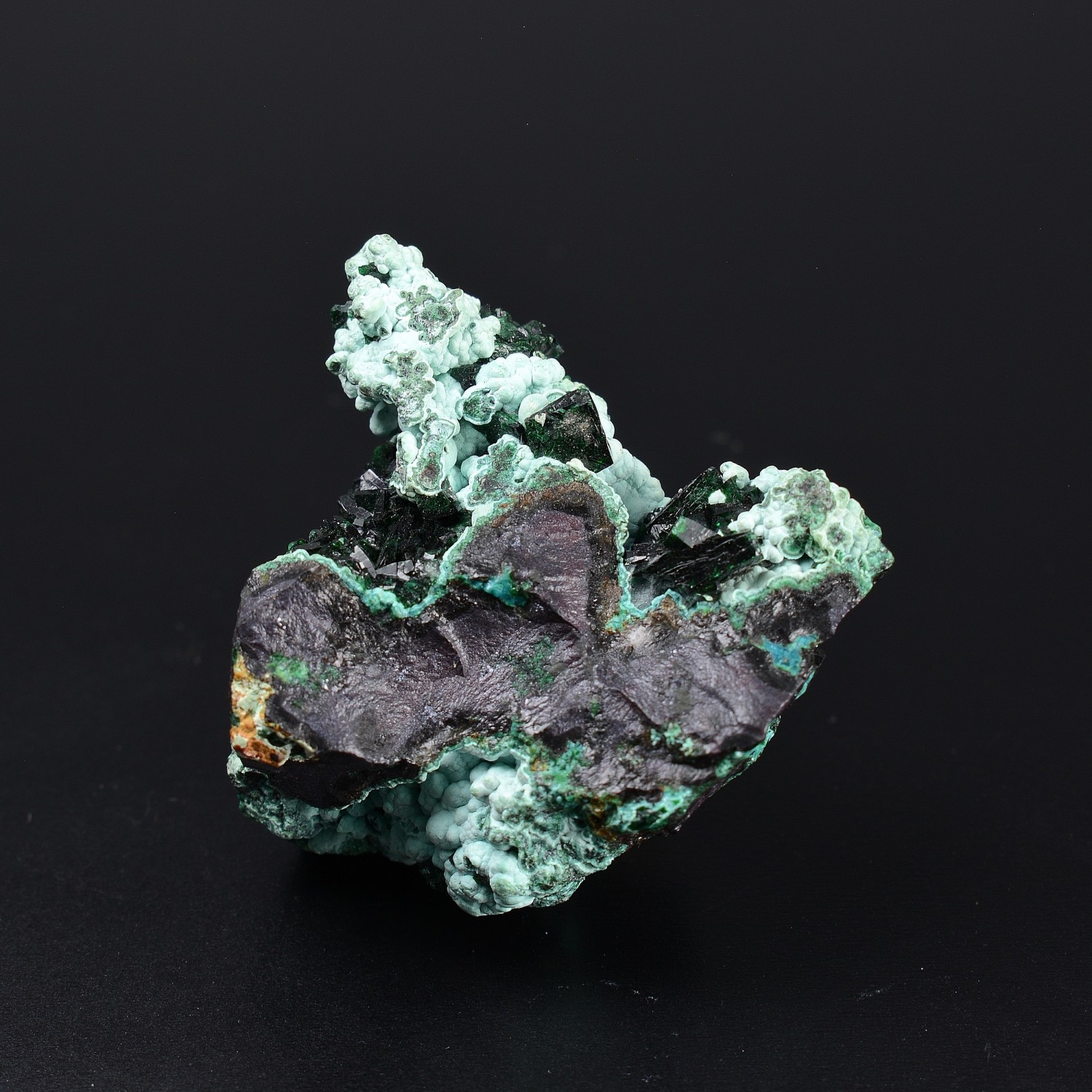 Malachite and chrysocolla - Katanga, DR of Congo