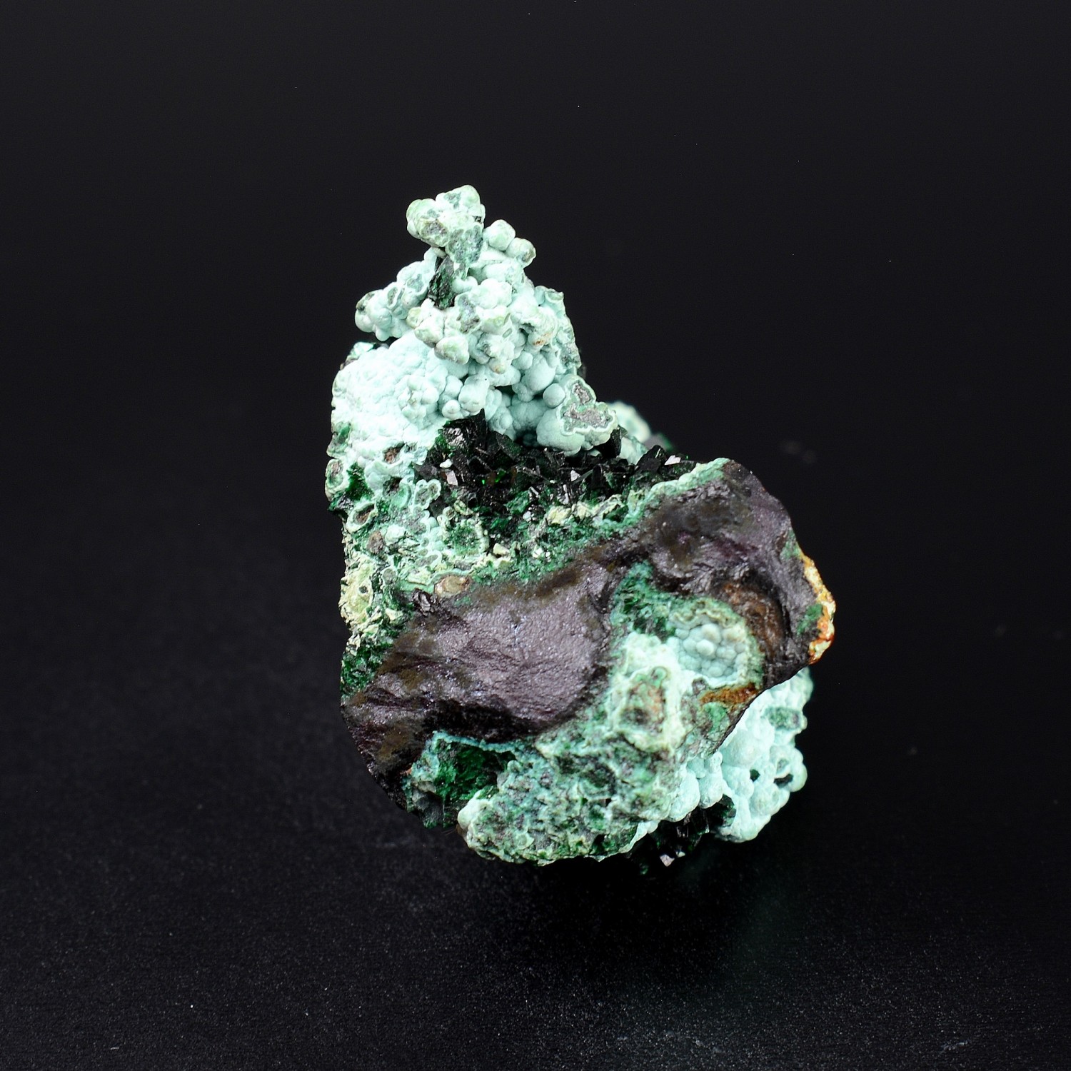 Malachite and chrysocolla - Katanga, DR of Congo