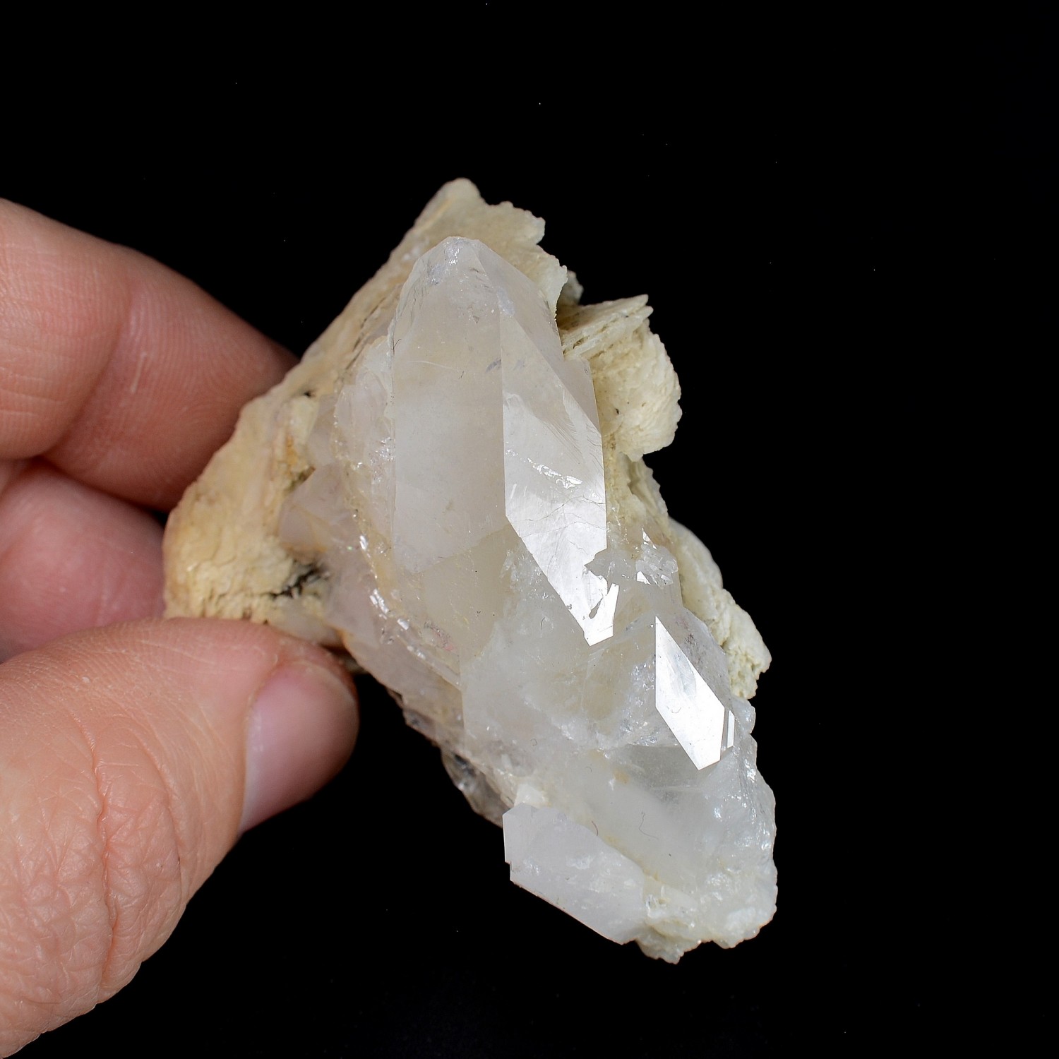 Quartz et calcite - La Table, Isère, France