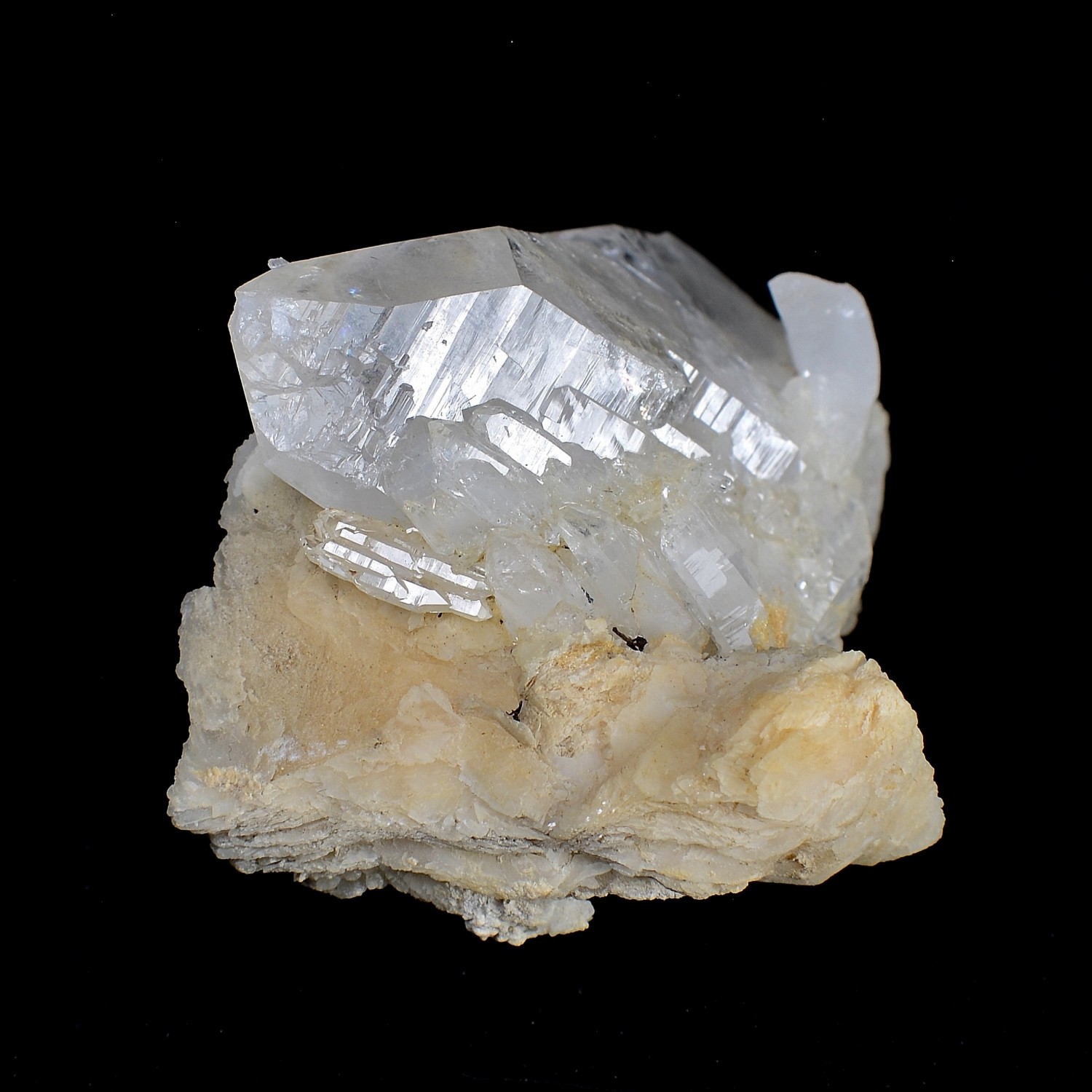 Quartz and calcite - La Table, Isère, France