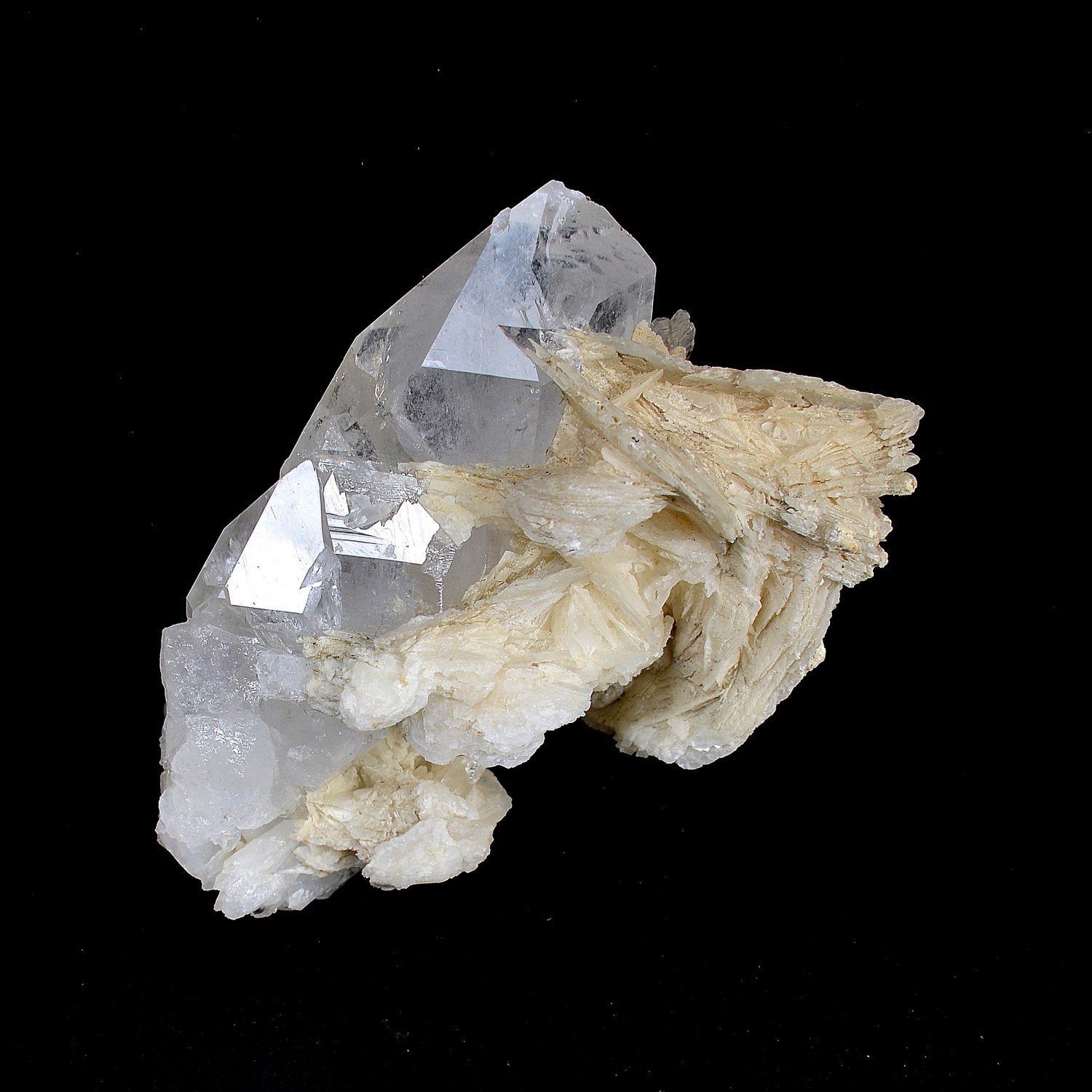 Quartz and calcite - La Table, Isère, France