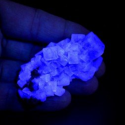 Fluorine - Carrière de Pindale, Derbyshire, Royaume-Uni