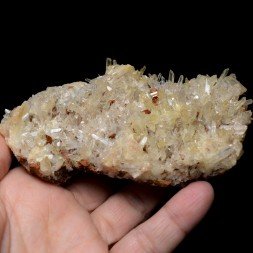 Plaque de quartz et sidérite - Allevard, Isère, France