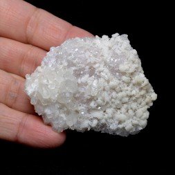 Calcite on quartz - Fontsante, Var, France