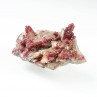 Roselite on quartz - Bou-Azzer district, Morocco