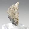 Native silver on calcite - Bouismas Mine, Bou-Azzer, Morocco