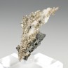 Native silver on calcite - Bouismas Mine, Bou-Azzer, Morocco
