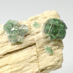 Fluorite on orthoclase - Usakos, Erongo Region, Namibia