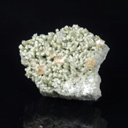 Grenat sur diopside - Mine Jeffrey, Asbestos, Québec, Canada