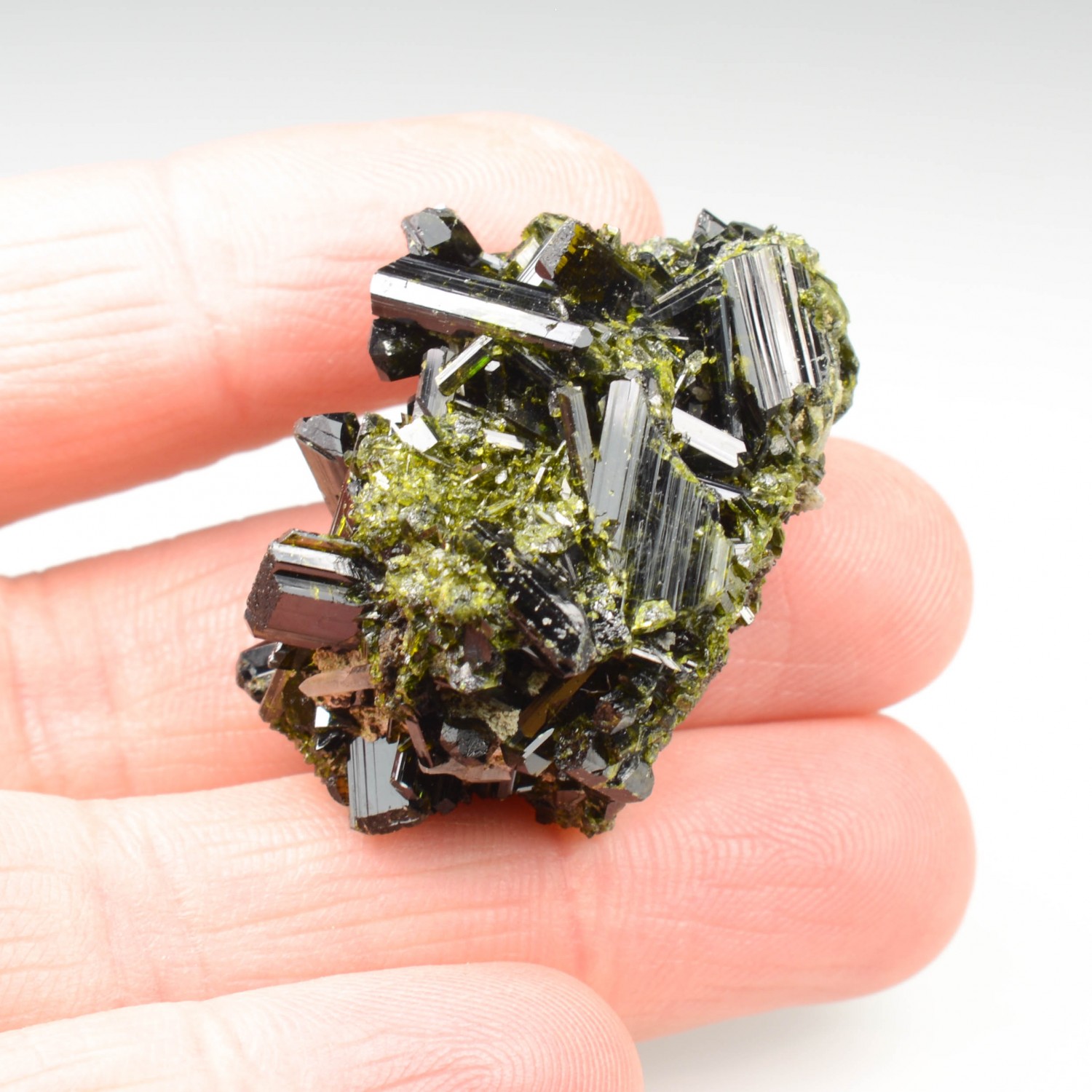 Epidote - Mont Khowrin, Province de Markazi, Perse