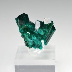 Dioptase - N'tola, District minier de Mindouli, République du Congo