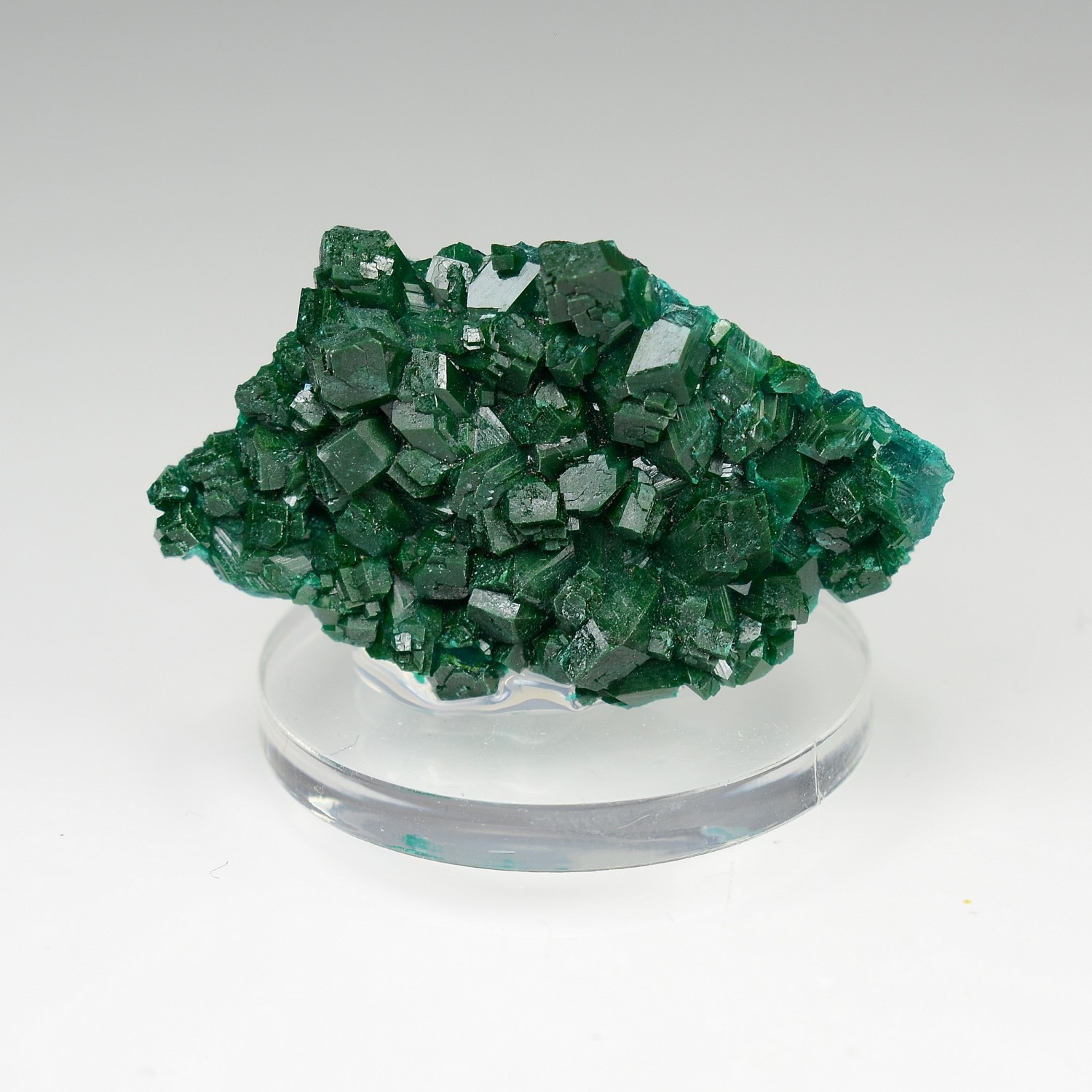 Dioptase - N'tola, mining district of Mindouli, Republic of the Congo