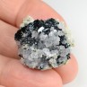 Fluorine et hématite - Face Sud des Droites, massif du Mont-Blanc, Haute-Savoie, France
