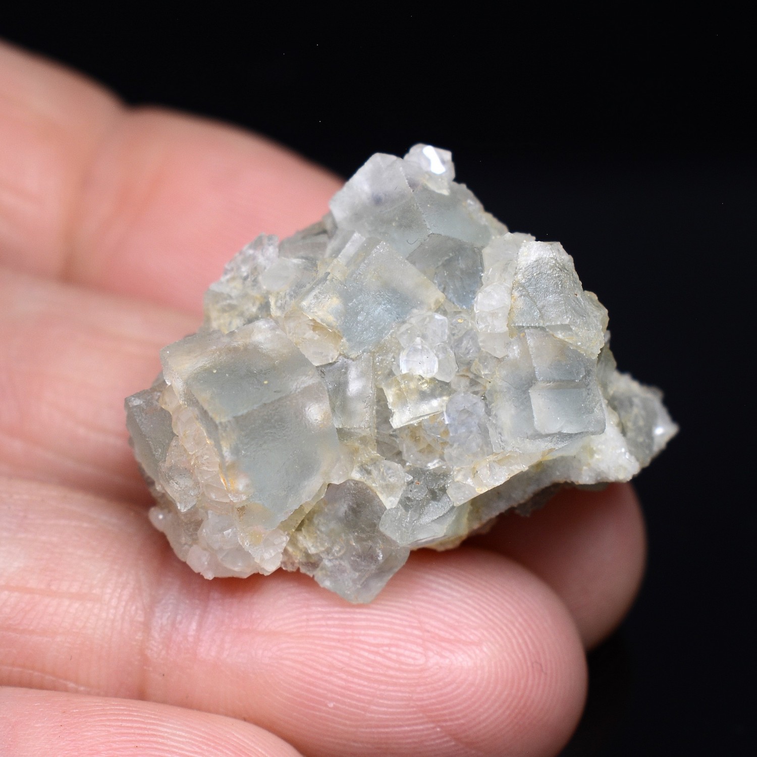 Fluorite, quartz - Le Franciman,  Tarn, France