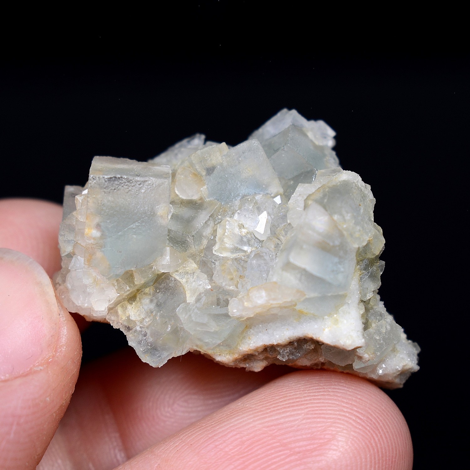 Fluorite, quartz - Le Franciman,  Tarn, France