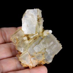Fluorine, calcite - Peyrebrune,  Tarn, France