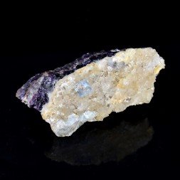 Fluorine, quartz - Bisage, Puy-de-Dôme, France