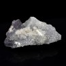 Calcite on quartz and fluorite - Fontsante, Var, France