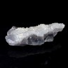 Calcite on quartz and fluorite - Fontsante, Var, France