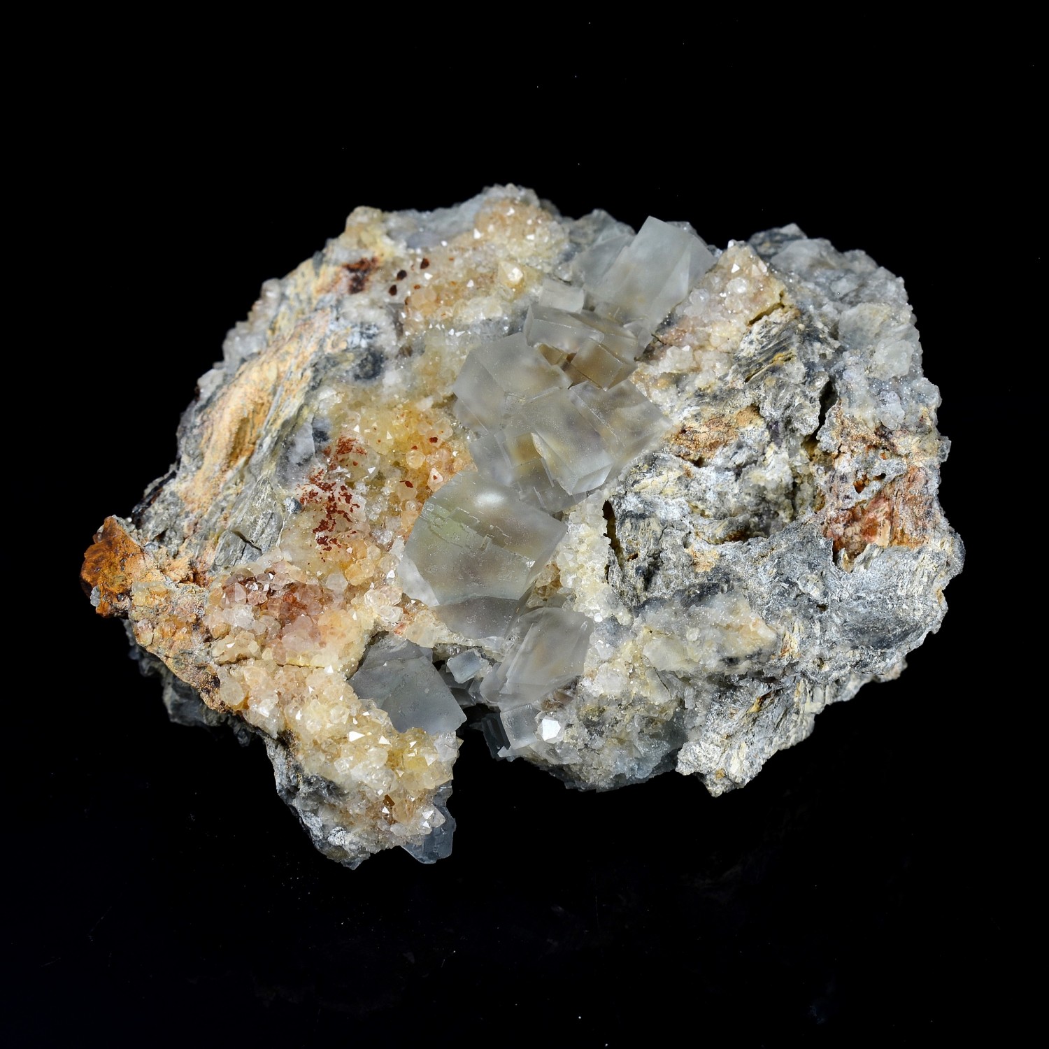 Fluorine et quartz - Le Franciman,  Tarn, France
