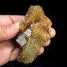 Fluorine et quartz - Pratclaux, Haute-Loire, France