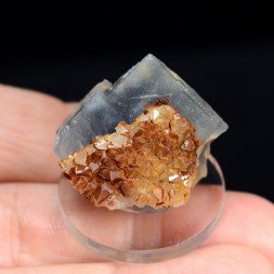 Fluorine, quartz - Le Franciman, Tarn, France