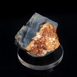 Fluorite, quartz - Le Franciman, Tarn, France