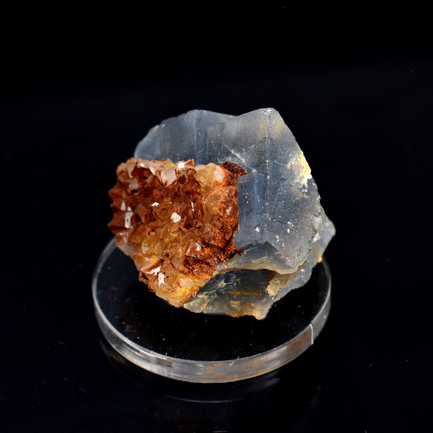 Fluorite, quartz - Le Franciman, Tarn, France