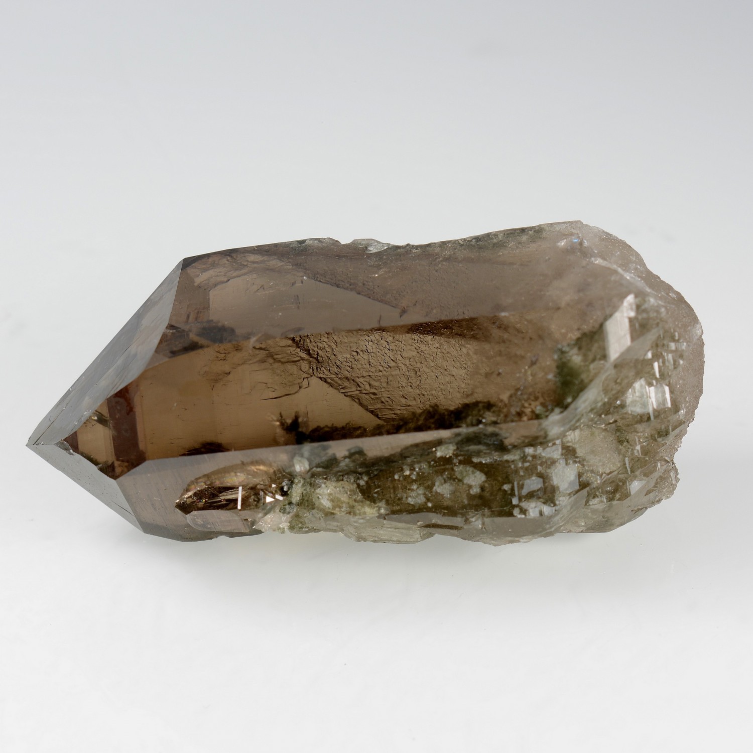 Quartz fumé - Les Courtes, massif du Mont-Blanc, Haute-Savoie, France
