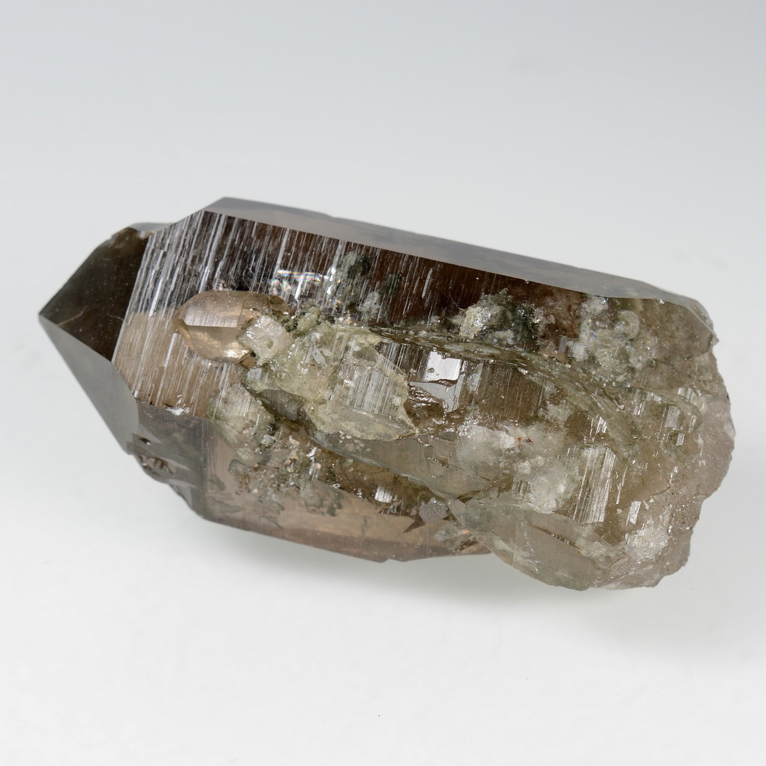 Quartz fumé - Les Courtes, massif du Mont-Blanc, Haute-Savoie, France