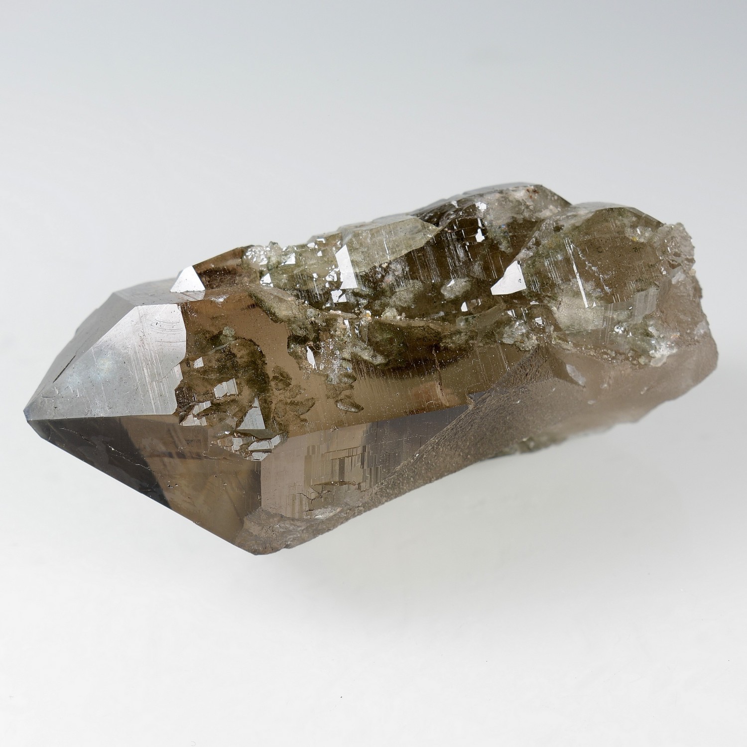 Quartz fumé - Les Courtes, massif du Mont-Blanc, Haute-Savoie, France