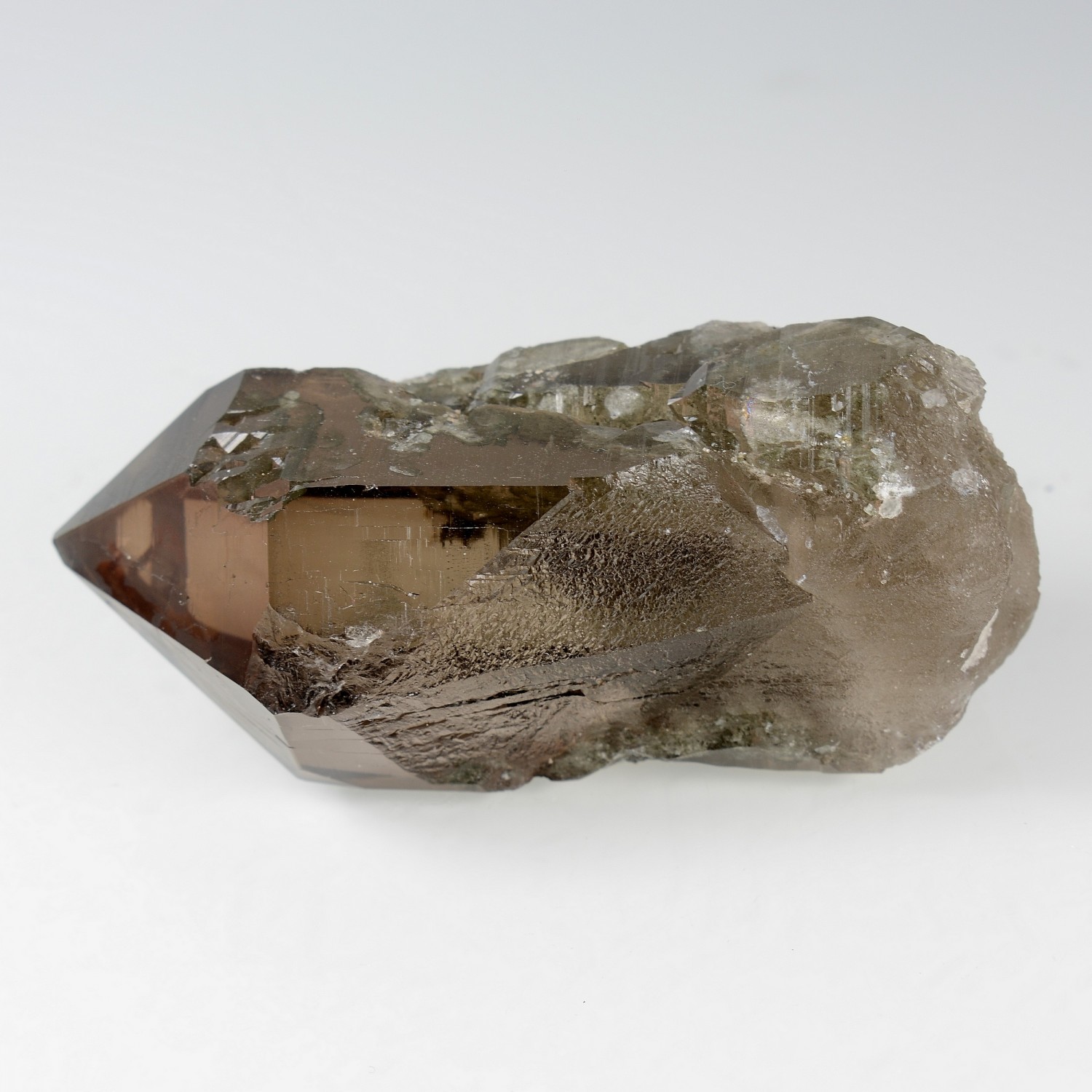 Quartz fumé - Les Courtes, massif du Mont-Blanc, Haute-Savoie, France