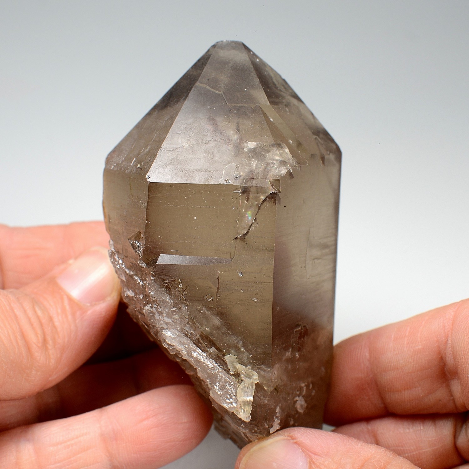 Quartz fumé - Les Courtes, massif du Mont-Blanc, Haute-Savoie, France