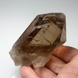 Quartz fumé - Les Courtes, massif du Mont-Blanc, Haute-Savoie, France