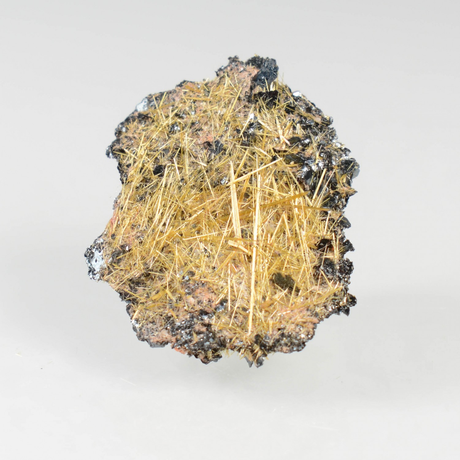 Rutile et hématite - Novo Horizonte, Bahia, Brésil