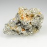 Quart à inclusions de rutile  - Région de Morasco, Val Formazza, Piémont, Italie
