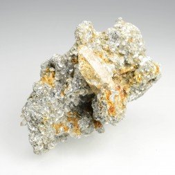 Quart à inclusions de rutile  - Région de Morasco, Val Formazza, Piémont, Italie