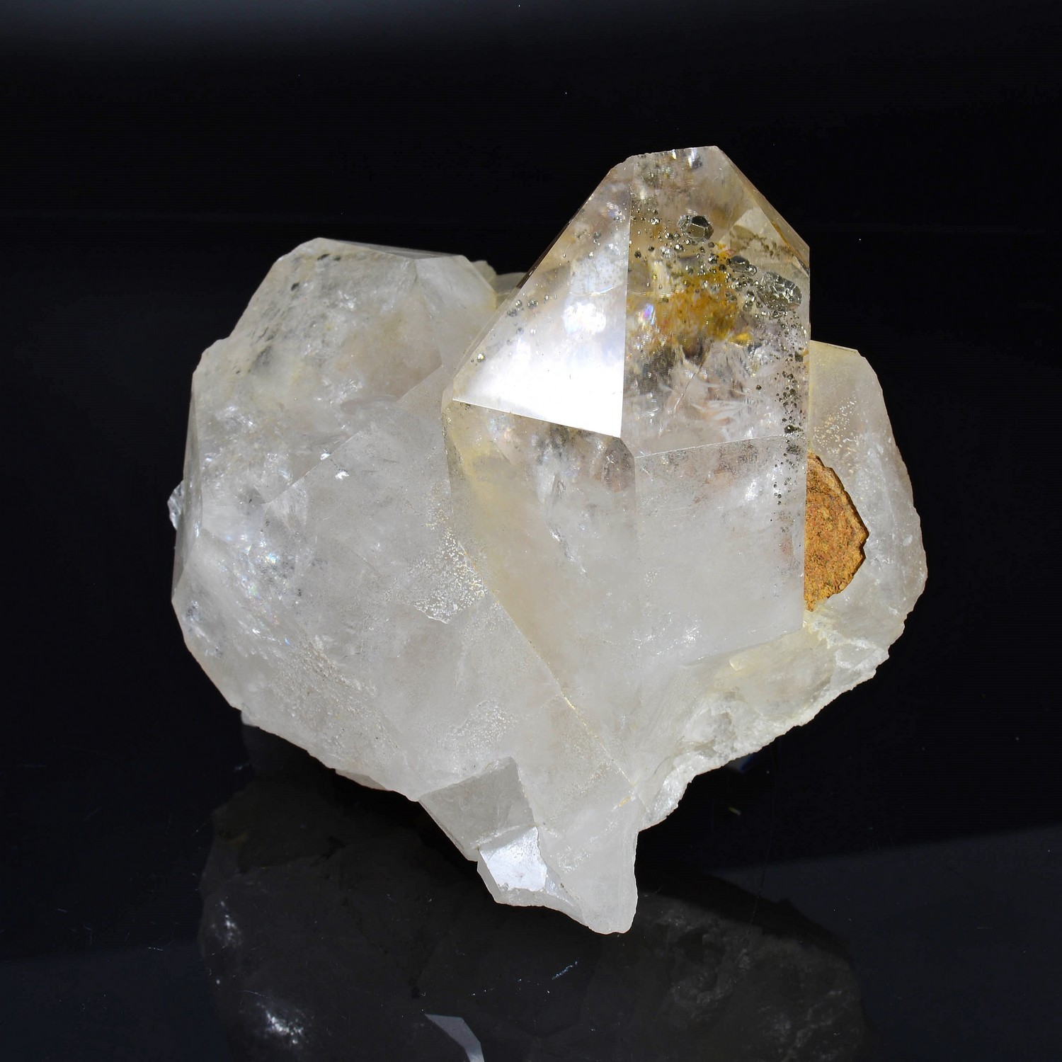 Quartz à inclusions de pyrite - Minas Gerais, Brésil
