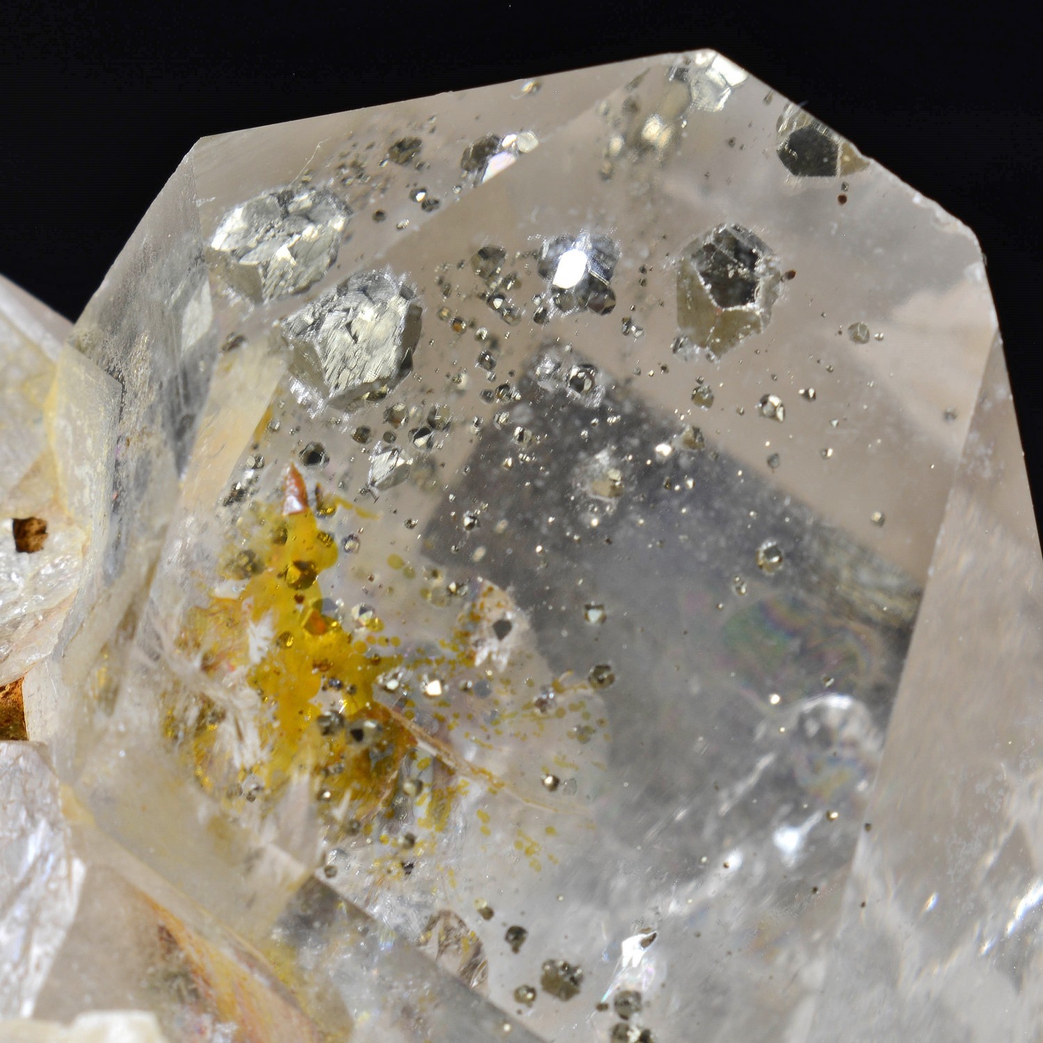 Quartz à inclusions de pyrite - Minas Gerais, Brésil