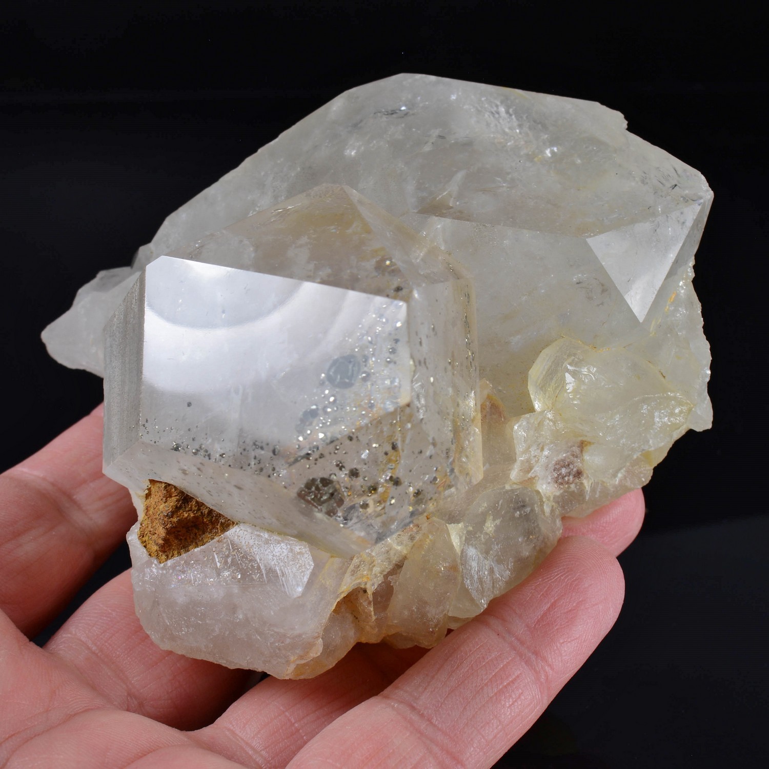 Quartz à inclusions de pyrite - Minas Gerais, Brésil