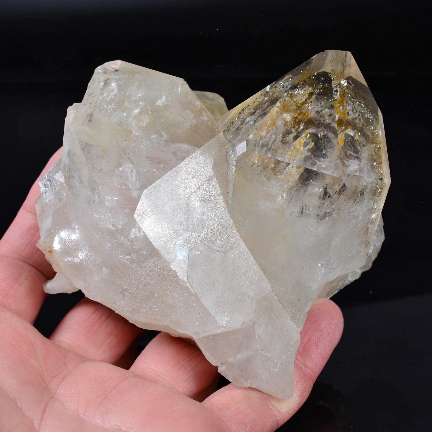 Quartz à inclusions de pyrite - Minas Gerais, Brésil