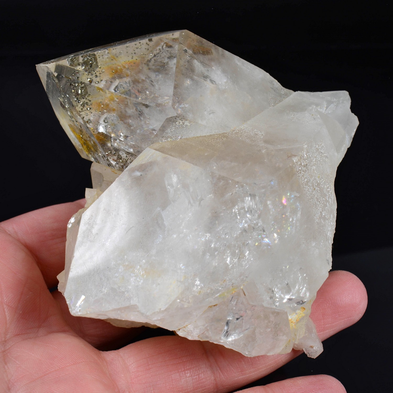 Quartz à inclusions de pyrite - Minas Gerais, Brésil