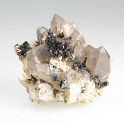 Quartz, magnétite - Tirdouine, Imilchil, Maroc
