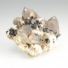 Quartz, magnetite - Tirdouine, Imilchil, Morocco