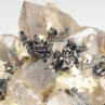 Quartz, magnetite - Tirdouine, Imilchil, Morocco