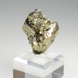 Rhombohedral pyrite - Borieva Mine, Madan, Bulgaria