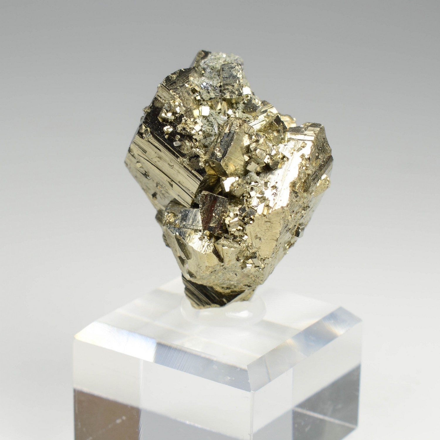 Pyrite rhomboédrique - Mine Borieva, Madan, Bulgarie