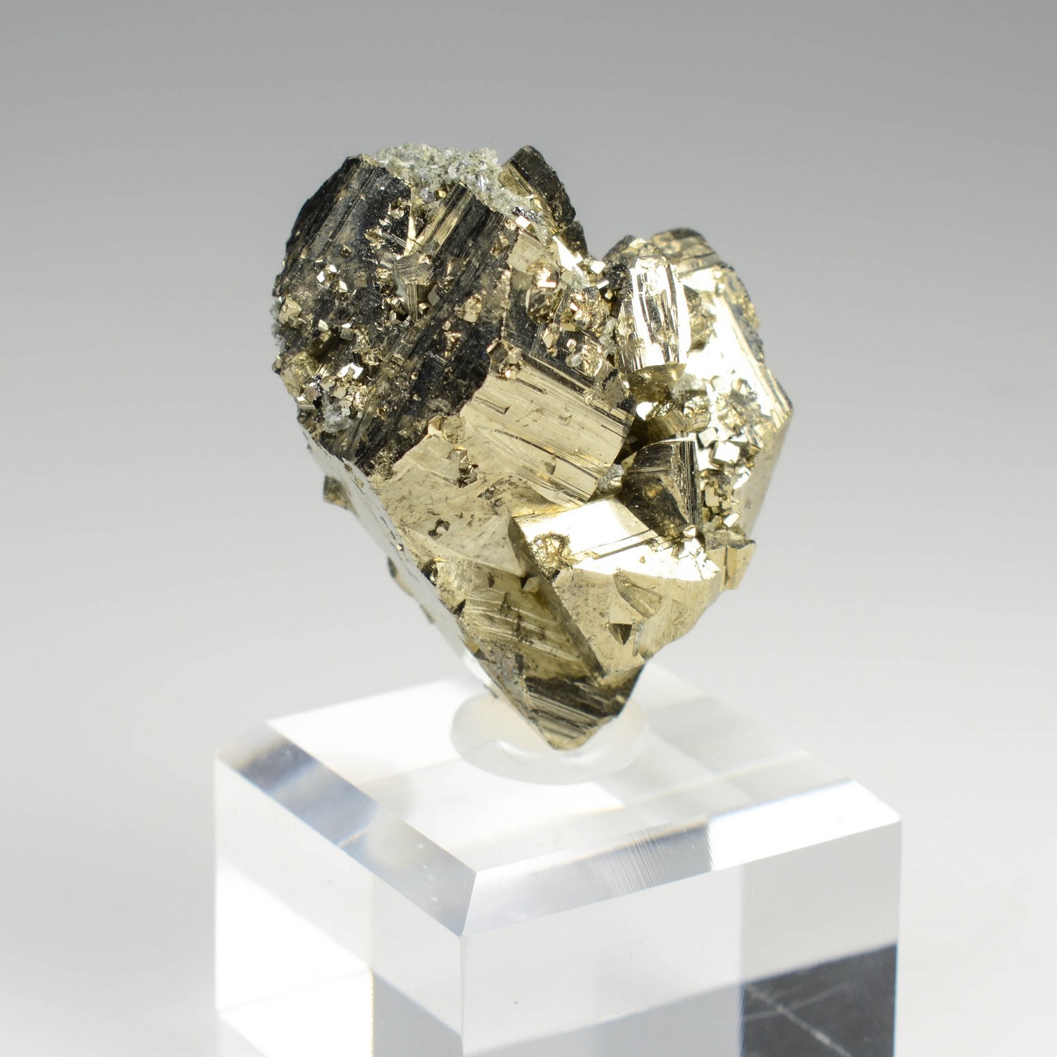 Pyrite rhomboédrique - Mine Borieva, Madan, Bulgarie