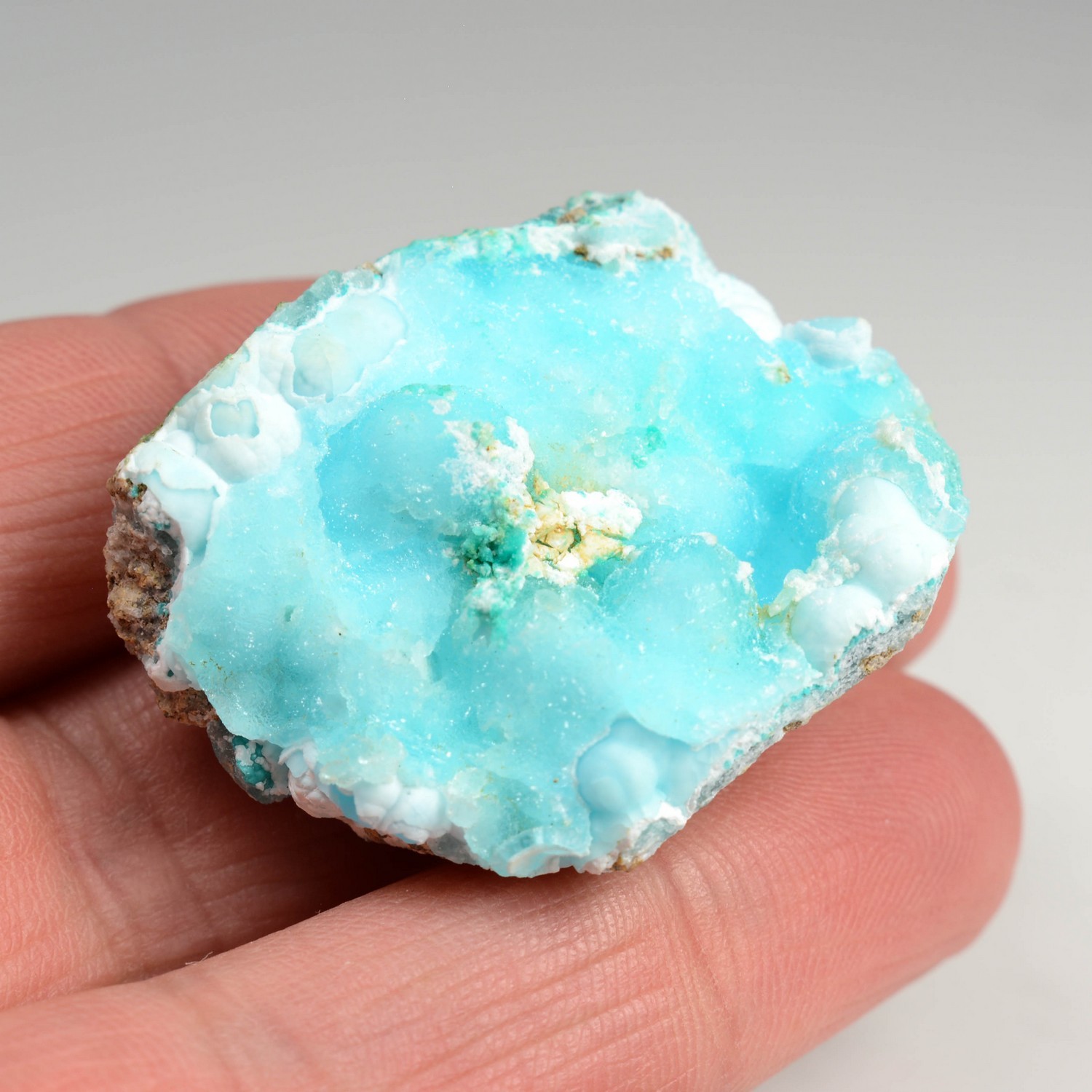 Hemimorphite - Palabanda, M'Fouati District, Republic of Congo